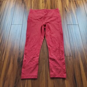 Lululemon Athletica Red Leggings